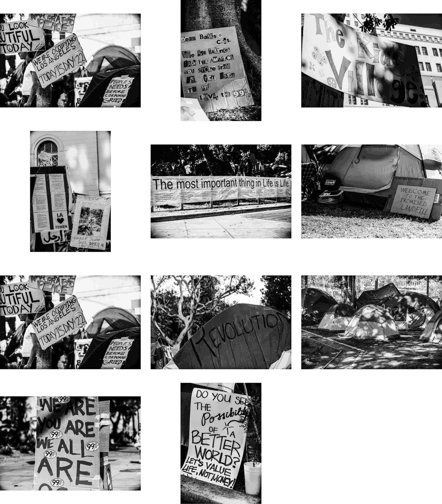 Occupy Los Angeles re1  Collection