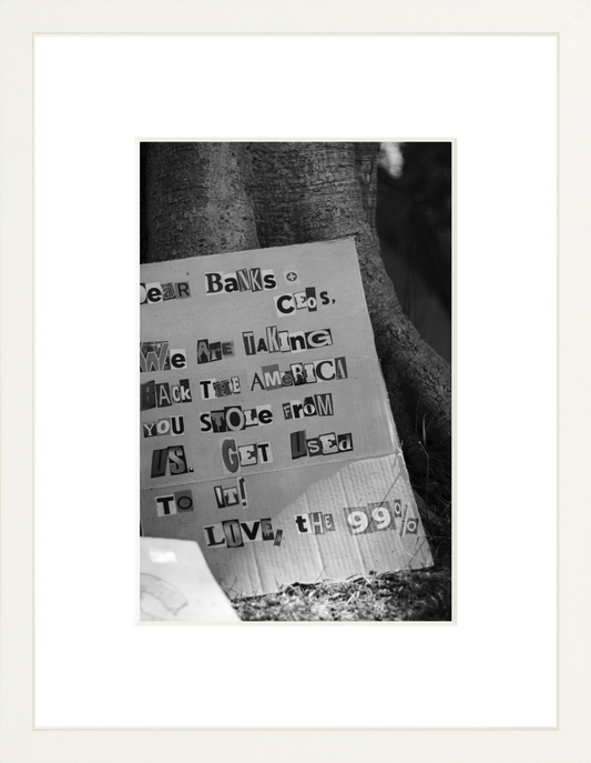 Occupy Los Angeles re1 02 Fine Art Print