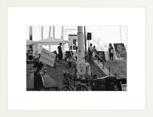 Occupy Los Angeles re1 32  Fine Art Print